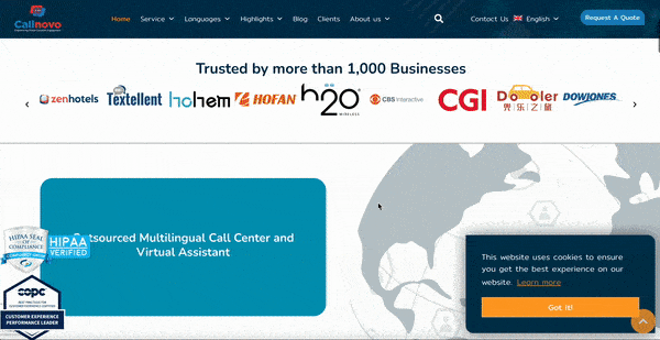 Seal of Compliance Call Novo